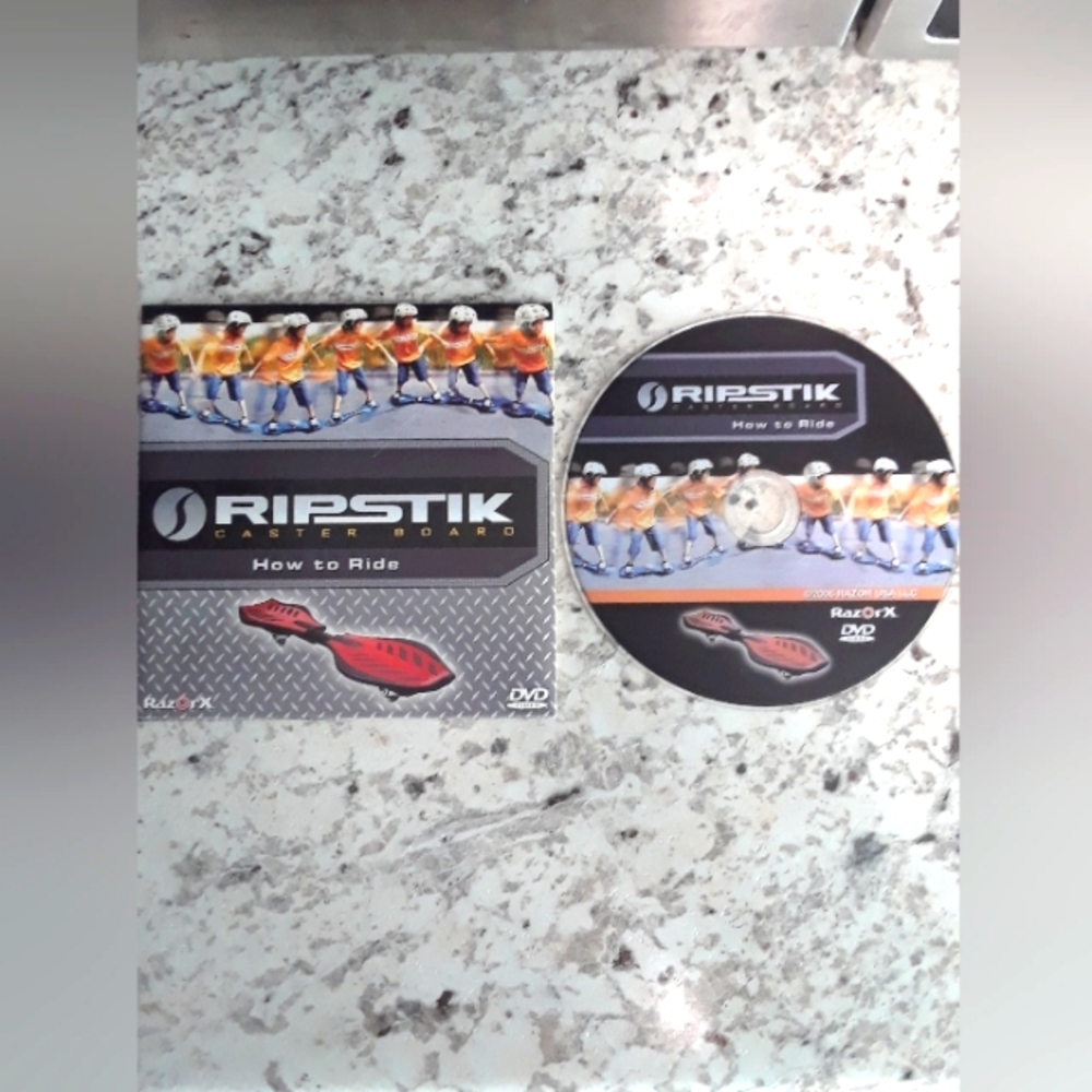 How To Ride a  Ripstick DVD New